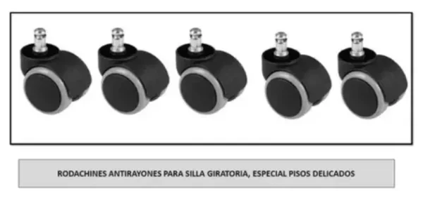 Rodachinas Silla Giratoria Ruedas Protege Rodachinespisoduro